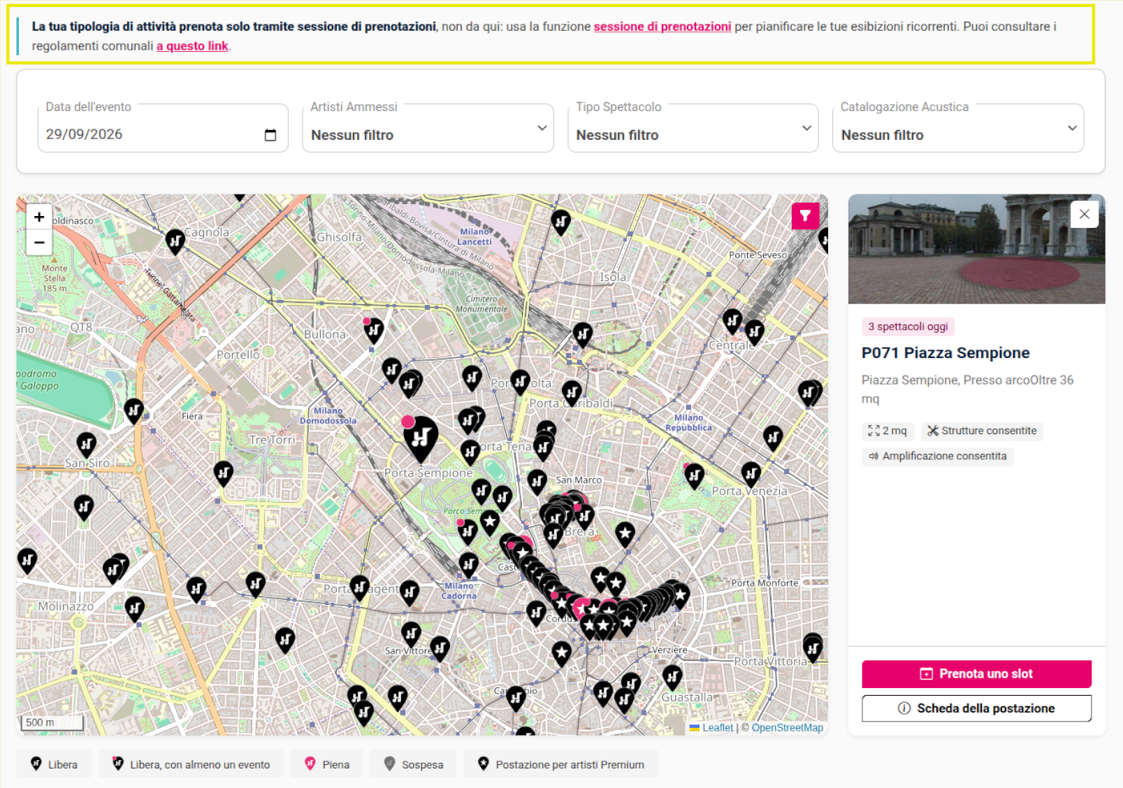 mappa dettaglio location