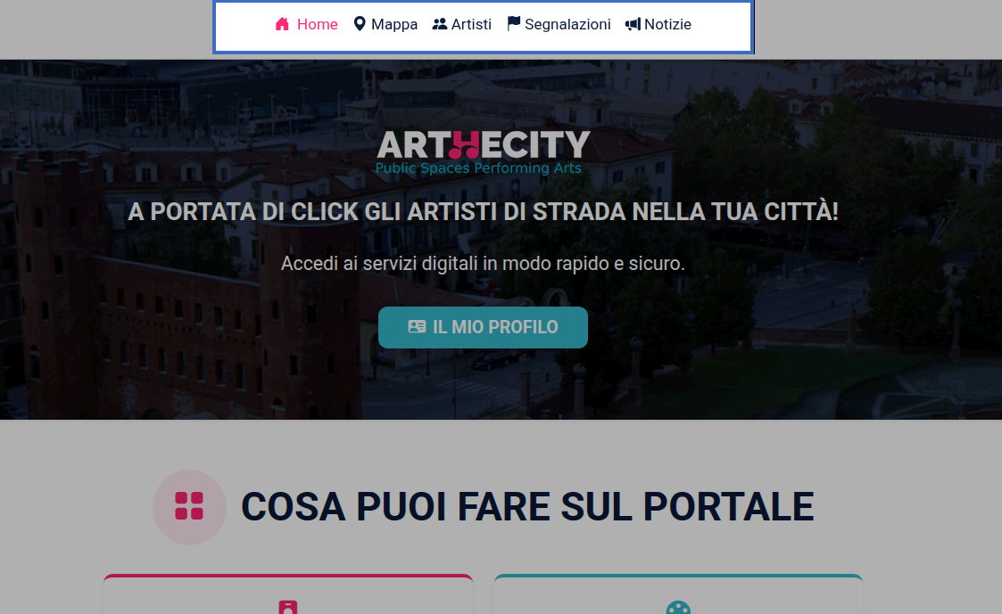Icone navigazione Evidenziate