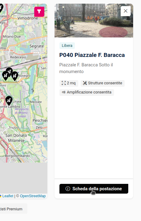 Scheda della posizione