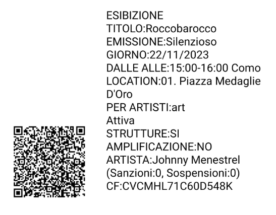 screenshot qr code scannerizzato