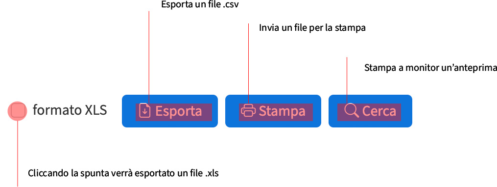 tasti esporta anagrafiche