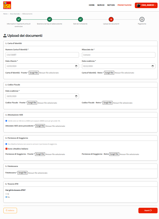 UploadDocumenti