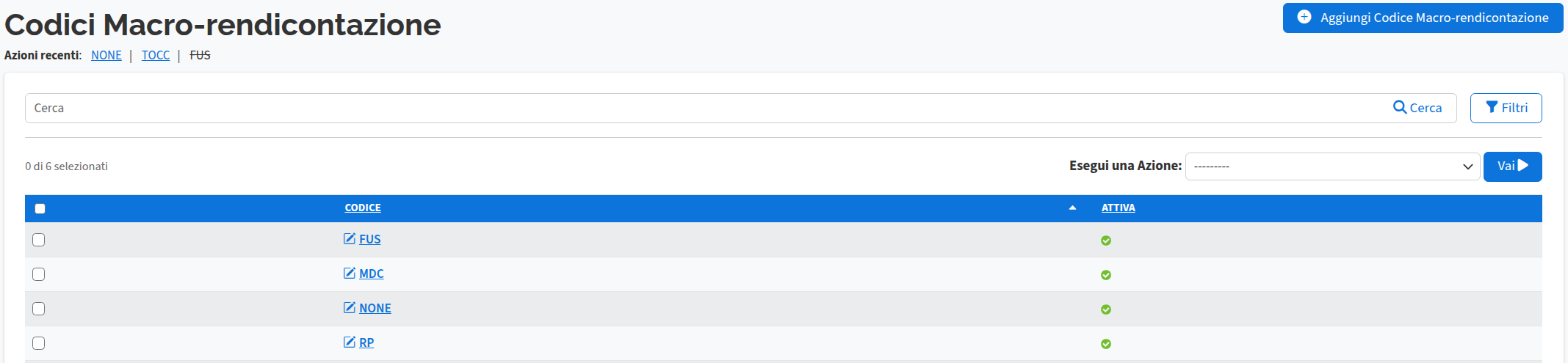 Lista macro r