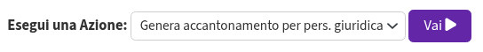 Azione Genera Acc. per pers. giuridica