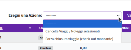 Azioni Noleggio Viaggi